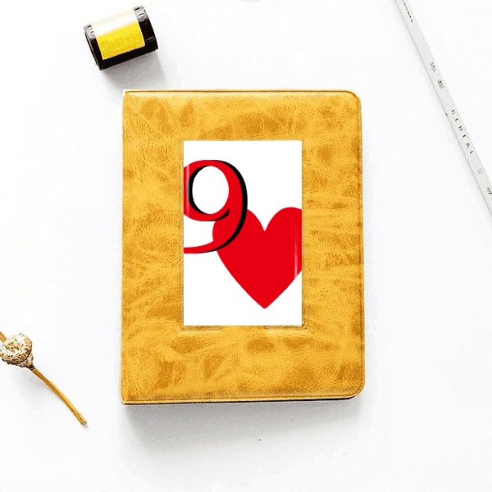 no/no Love Heart 9 Poker Photo Album Family Wedding Picture 4x6