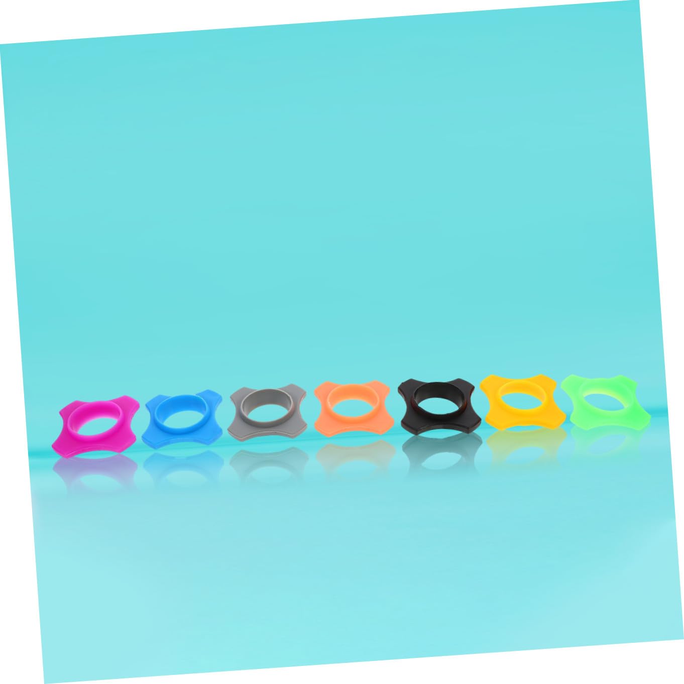 20pezzi Anelli Antiscivolo Silicone Per Microfono Protezione Anti-rotolamento Per Ktv e Eventi Accessorio Essenziale Per Conferenze e Interviste