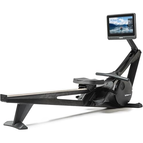 Hydrow Wave Rowing Machine with 16" HD Touchscreen & Speakers - Foldable | Live Home Workouts, Subscription Required
