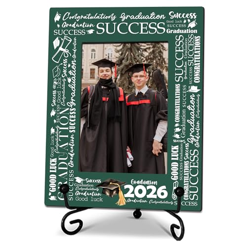 vuxhg Graduation Picture Frame 2026, Good Luck, Congratulations Grad, 4X6