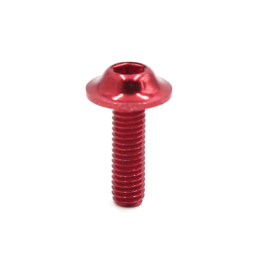 sourcingmap 30pcs Universal Red M6 X 20mm Motorcycle Metal Fairing Bolts Screws, 14 x 10 x 3 cm - Image 3