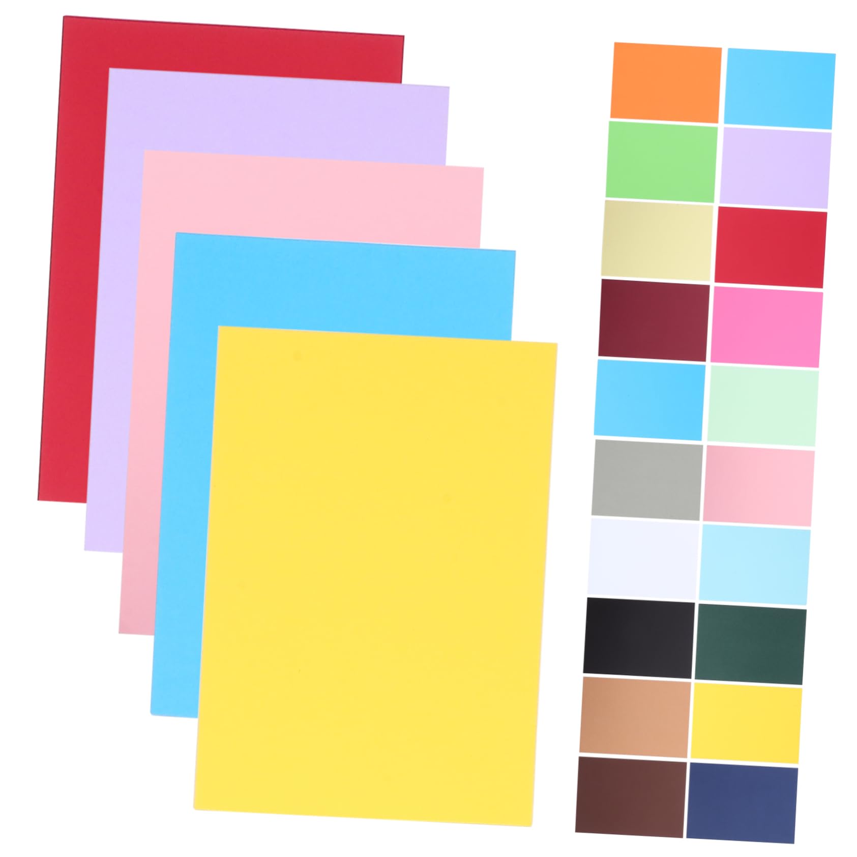 Kartenpapier für Jugendliche 100 Blatt A4 230g, Farbig