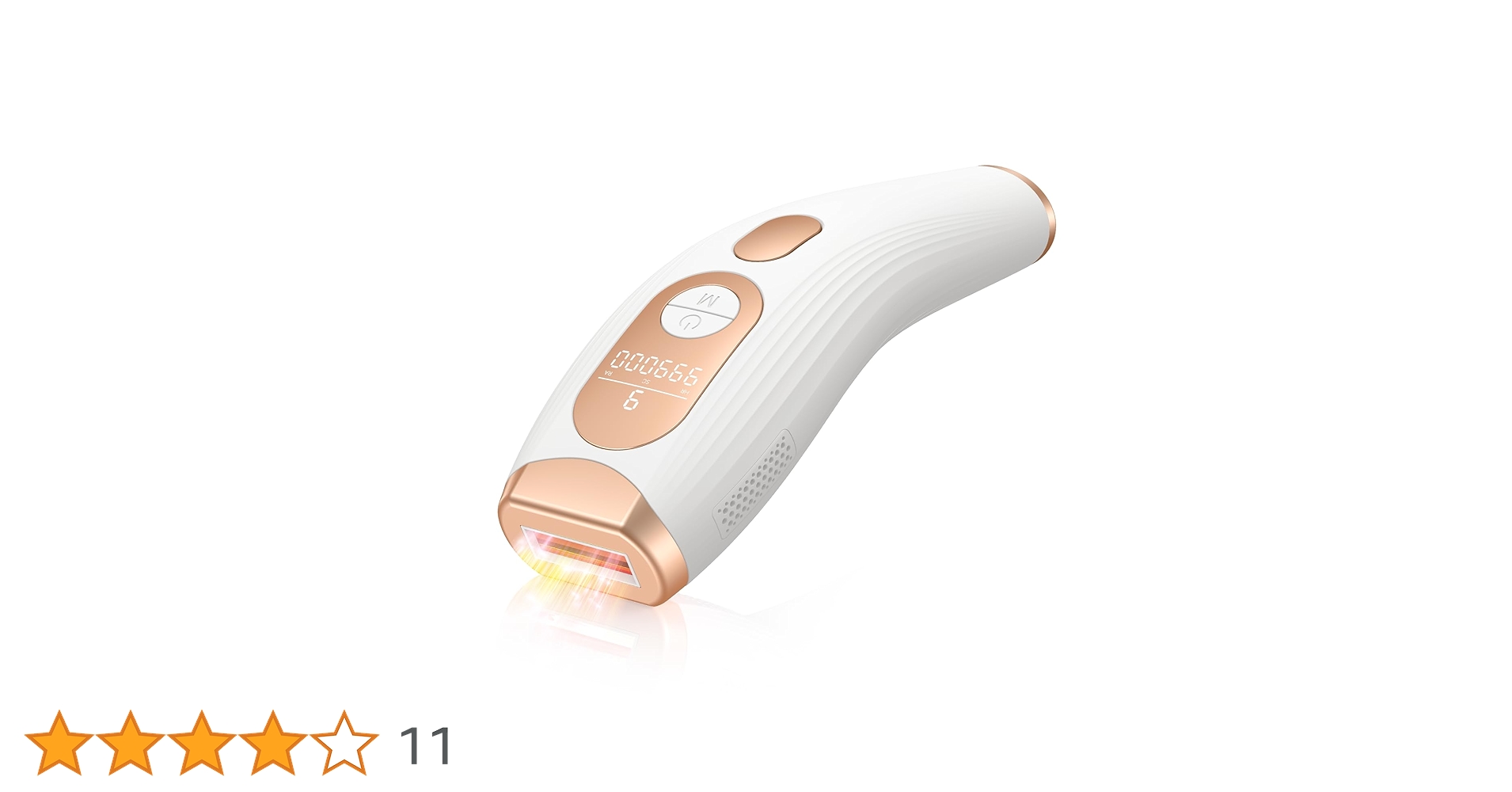 【新品】YOYOU 脱毛器 ハンドヘルド 青　説明書無し Amazon | YUNDOO脱毛器 メンズ レディース VIO対応 IPL技術 9