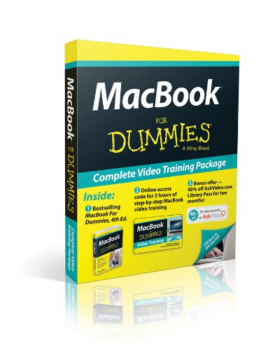 MacBook For Dummies: Book + Online Video Training Bundle