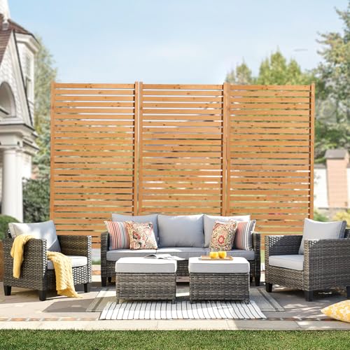 VEVOR Wooden Privacy Screen