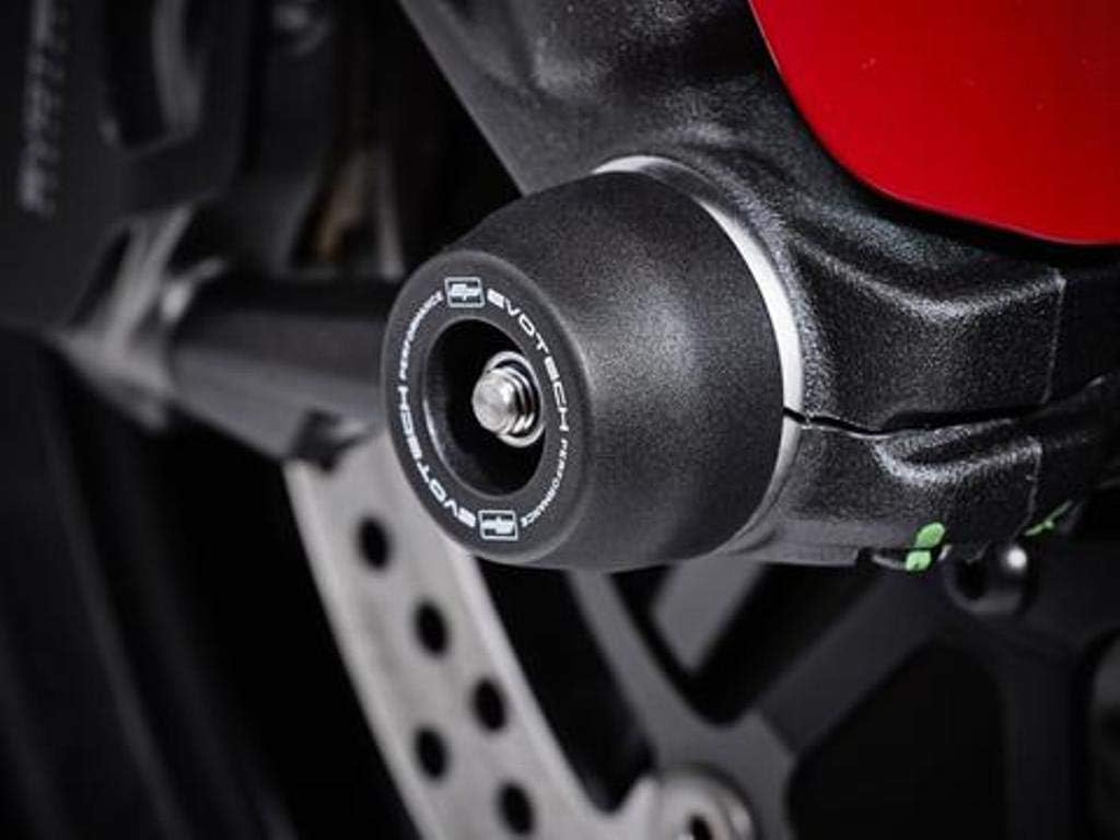 Evotech Performance Front Wheel Spindle Sliders to fit Ducati Hypermotard 698 Mono + 698 Mono RVE. Years 2024 onwards. PRN011933