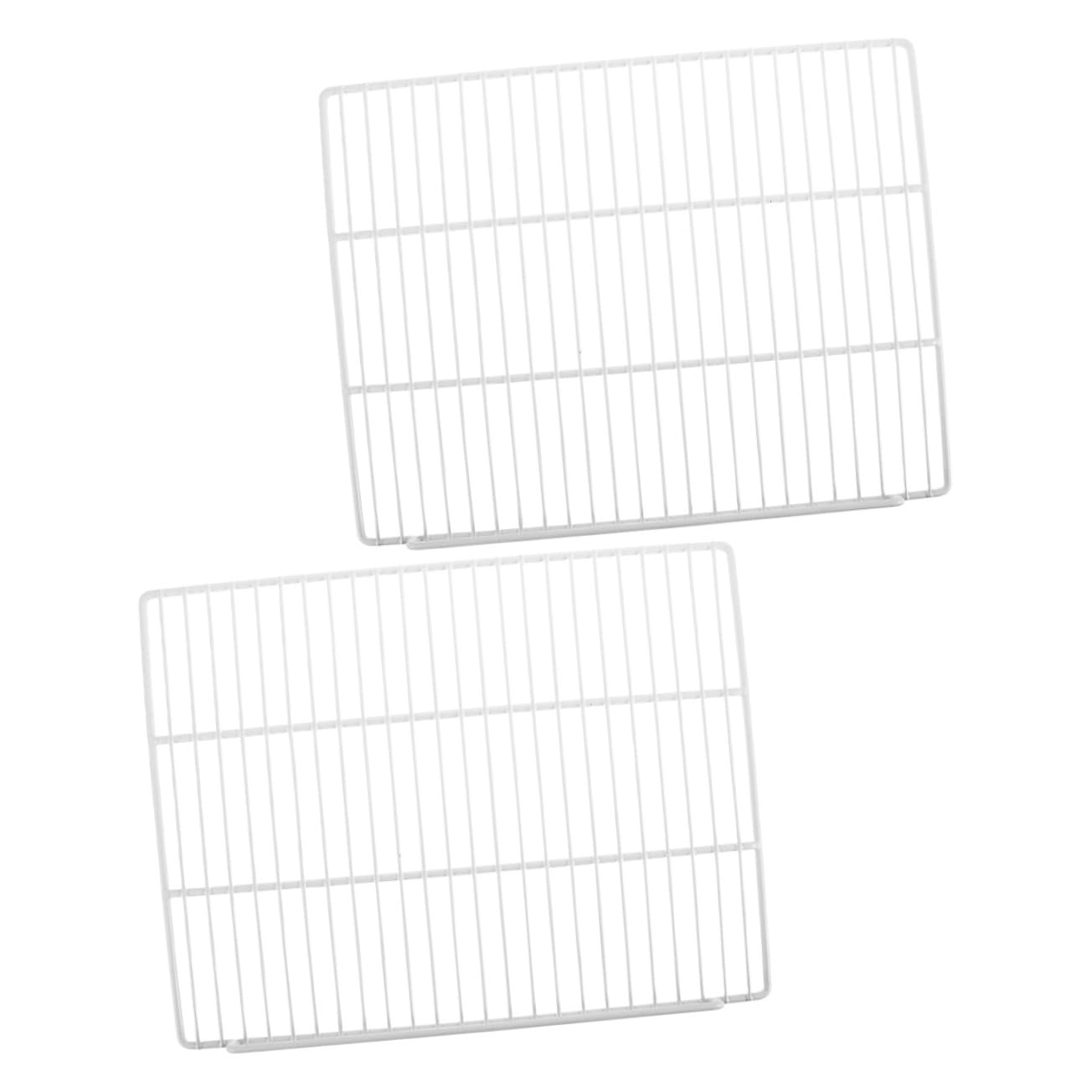 2 Piezas Estantes para Congelador de Metal Divisores Horizontales Ajustables para Refrigerador Reemplazo de Racks Resistentes para Organización de Almacenamiento
