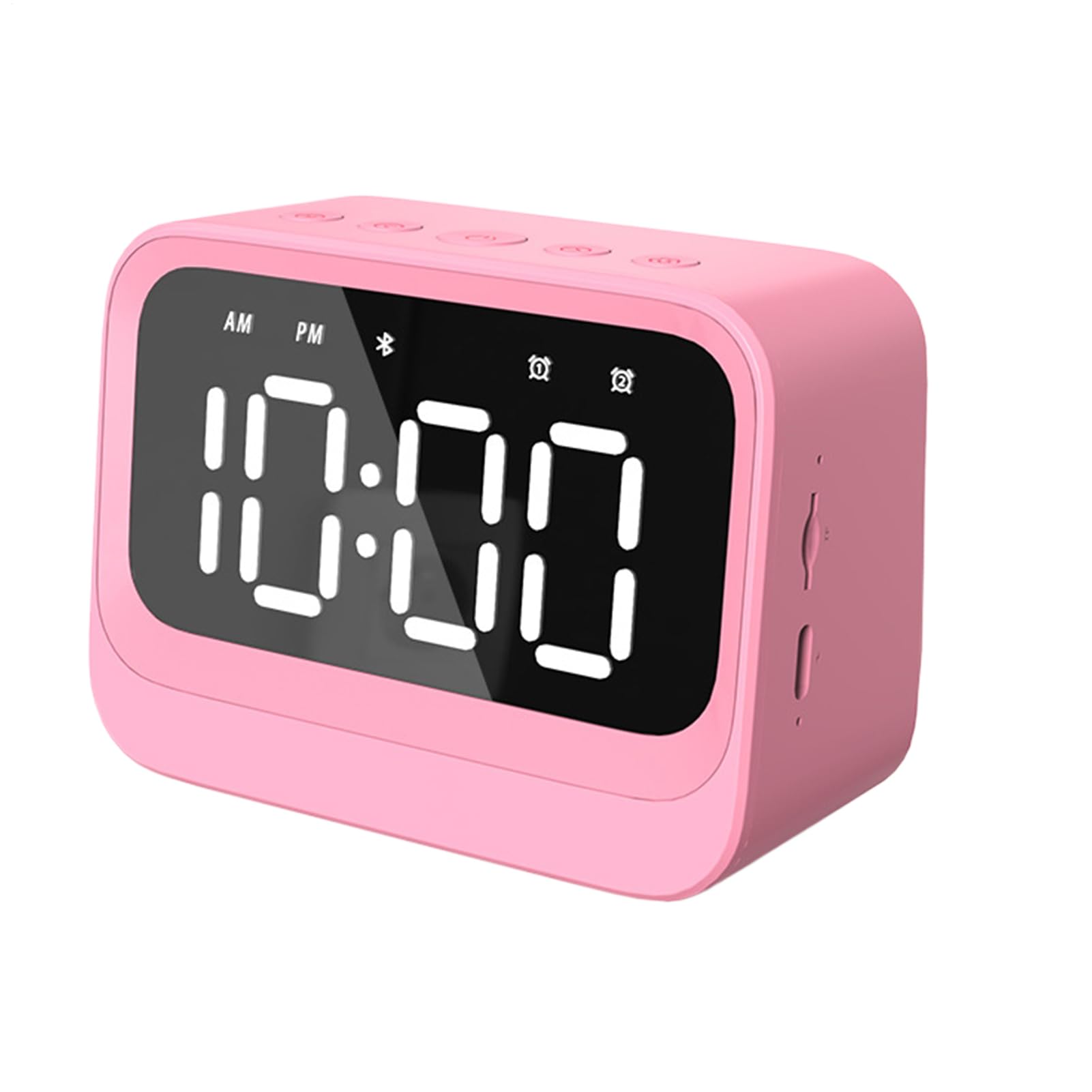 Reloj despertador digital con altavoz inalámbrico integrado para hogar