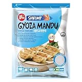 All groo Ready Meals Sides | Korean Dumpling for Stem | Fully Cooked Quick and Easy Meal Ideas | Authentic Korean Flavor Frozen Food | Halal Certified (Shrimp Dumpling Gyoza, 2 Pack)