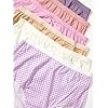 Just My Size Women's Plus Size Waist Cotton Underwear, High-Rise Brief, 6-Pack (Colors May Vary), Solid/Print Mix, 10