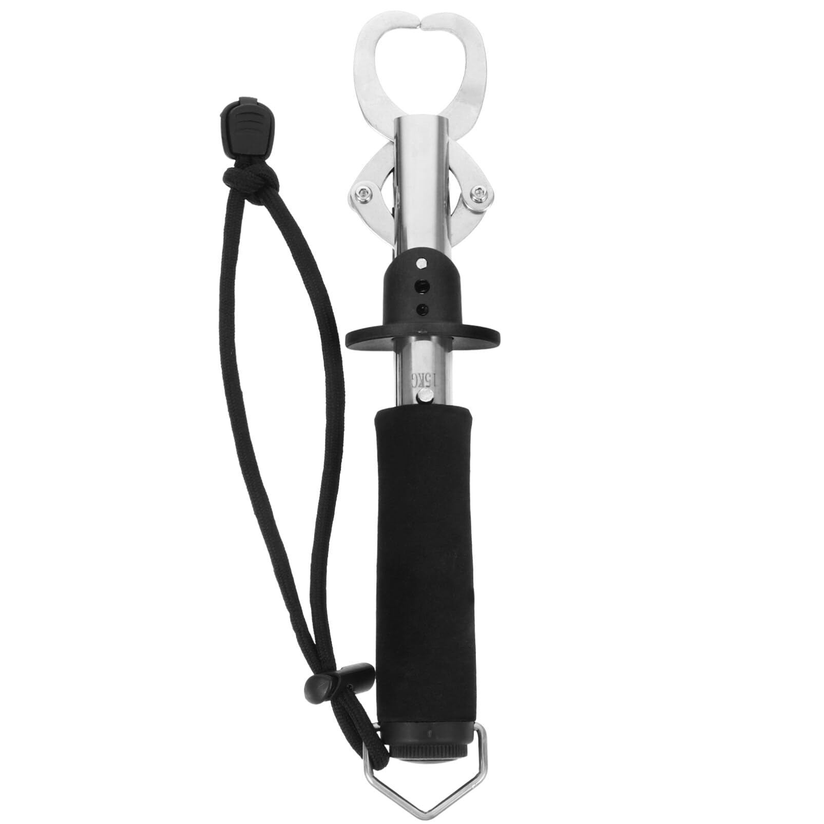 TOPPERFUN Fish Lip Gripper Accurate Weighing Function Portable Sturdy Fish Grabber for Outdoor Fishing - Design for Secure Grip for All Conditions