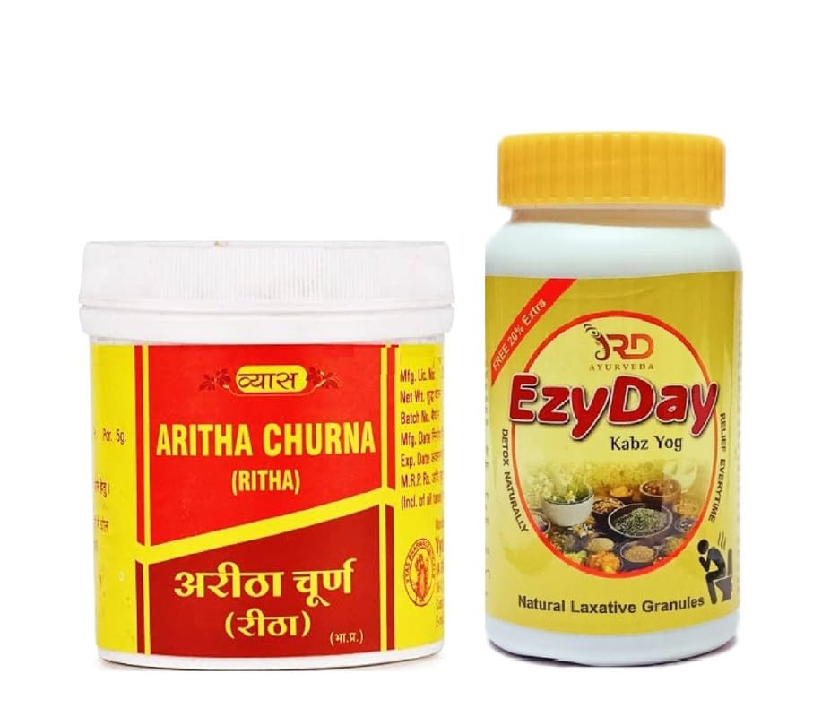Vyas ARITHA CHURNA 100GM+EZYDAY KABZ YOG 120GM