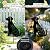 Bshine Dog Solar Light Outdoor Garden Decoration, Waterproof Metal Stake Black Outdoor Statue Lantern, Lawn Ornaments for Yard, Path, Patio, Sculpture Black Dog Gift Halloween Decor Housewarming Gift