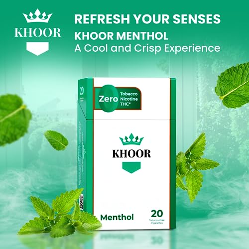 Khoor FETEGT1288 Herbal Cigarettes - 2 Packs Menthol Flavor thumb #5