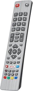 Gvirtue SHW/RMC/0115 SHWRMC0115 Remote Control for Sharp Aquos UHD 4K Freeview 3D HD Smart TV with Netflix Youtube NET+ Buttons LC-24DHG6001K LC-32HG5141K LC-40FG5242E LC-43FG5242E-No Setup Required