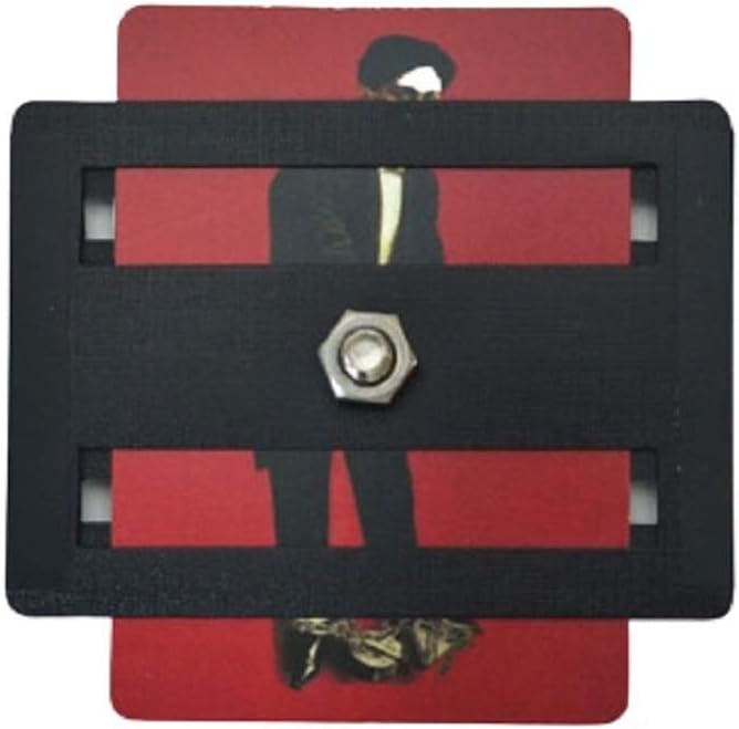 Magician's Houdini Bolt Escape Card Frame Gimmick Nut Lock Unlock Magic Trick