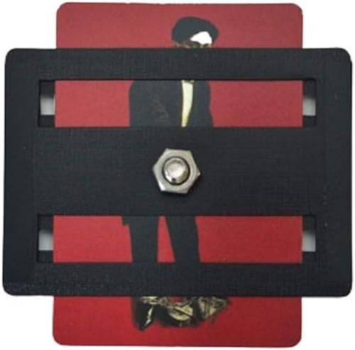 MilesMagic Magician's Houdini Bolt Escape Gimmick | Marco de tarjeta Tuerca Bloqueo Desbloquear Ilusión Mente Imposible | Magia de escenario | Magia