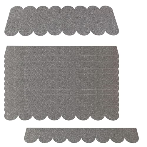 HBYMYDA 21 Pieza Tejas para Techos Autoadhesivas Mini Juego de Tejas de Techo para Casas de Pájaros, Paisajes de Plantas, Casas de Mascotas, Casas Falsas, etc (Gris)