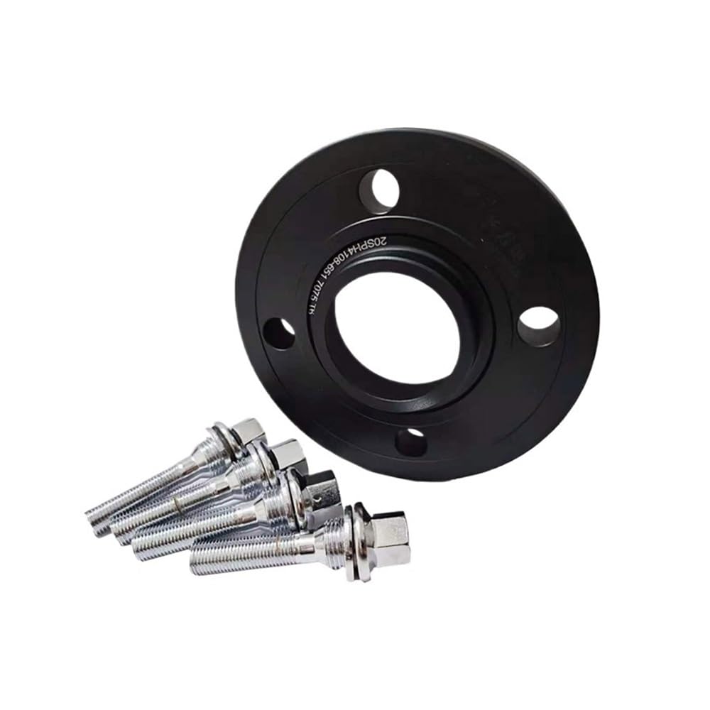 Entretoise de roue 15mm 20mm kit 4x108 CB 65.1 usinage de précision pour 206