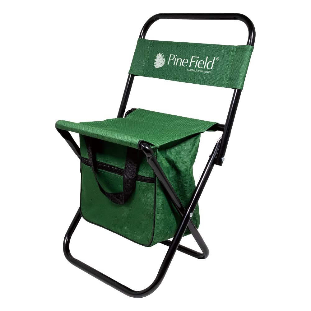 Amazon.co.jp: Pine Field 収納付き 折りたたみチェア (グリーン