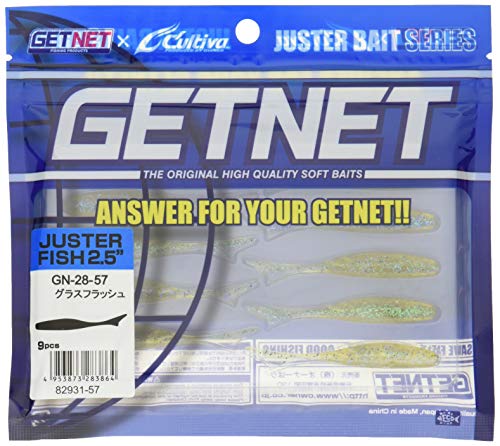 オーナー(OWNER) ワーム GN-28 ジャスターフィッシュ2.5" No:82931#57 グラスフラッシュ