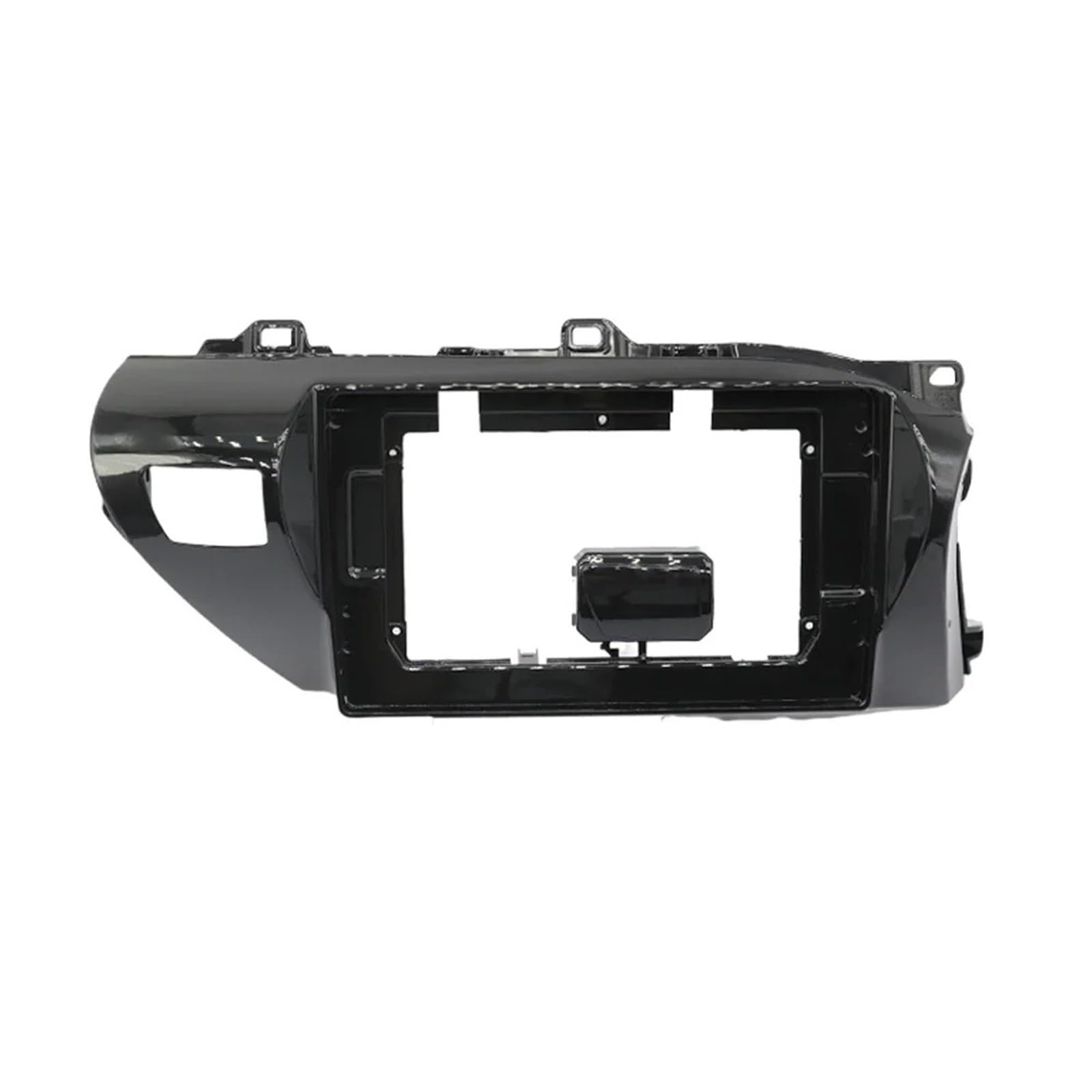 JKELPV Car Radio Frame Kit Fit For TOYOTA REVO HILUX 2014-19 Car Radio Fascia DVD Dash Kit Stereo Bezel 10.1 Inch Frame Radio adapter(Only frame right)