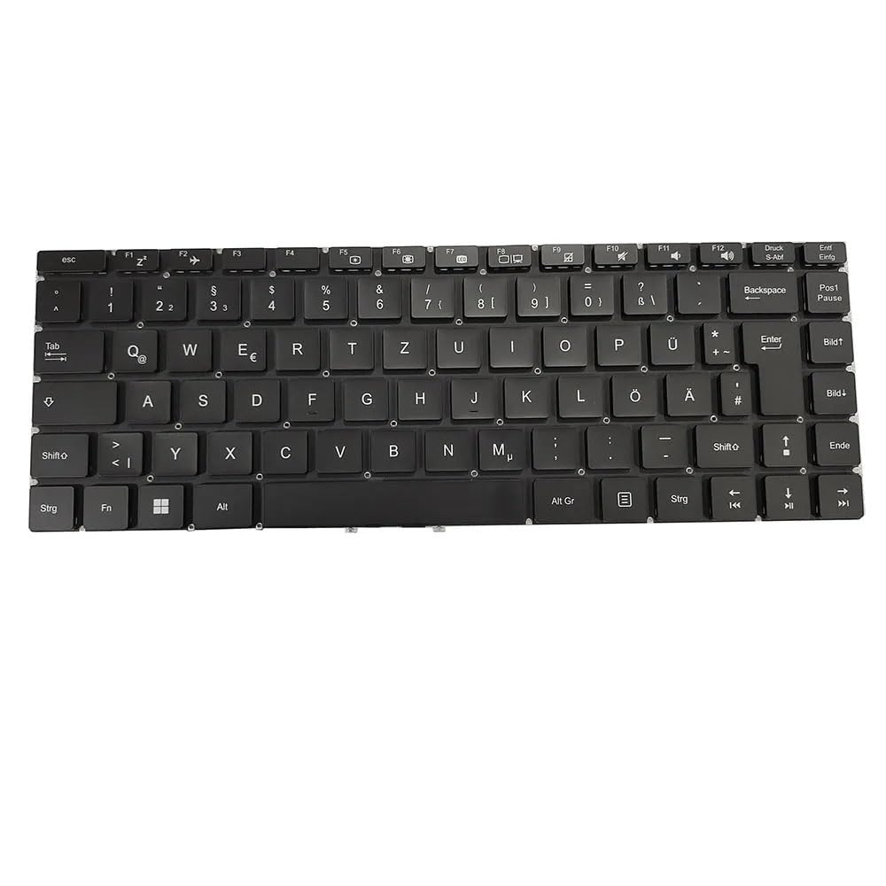Klawiatura do laptopa MEDION AKOYA S6446 MD63420 MD63460 MD63430 Niemiecka GR Czarna/Szara(Gray)