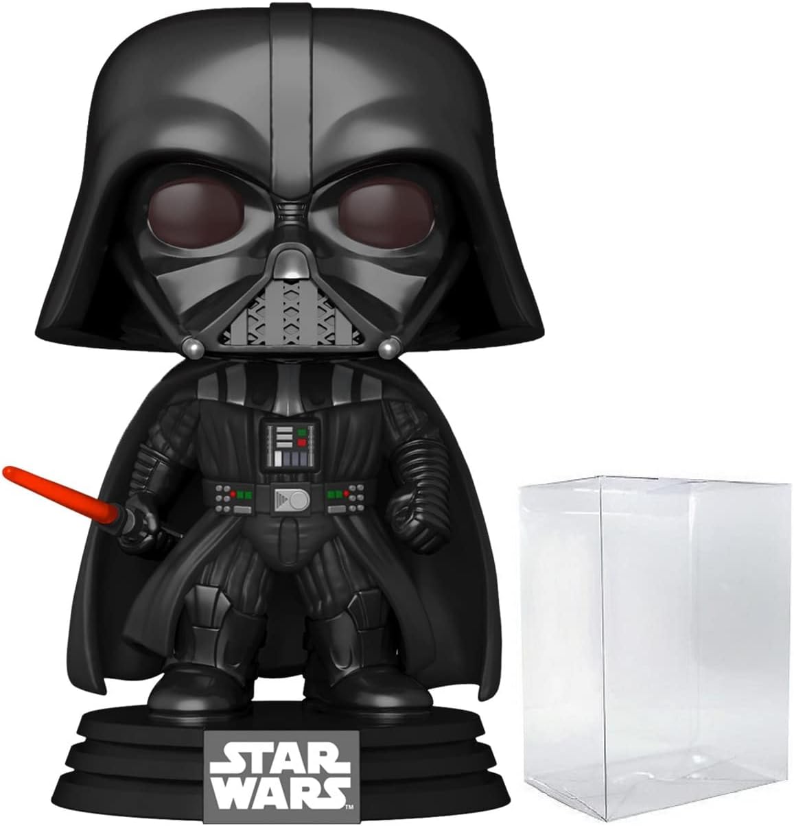 POP Star Wars: OBI-Wan Kenobi - Darth Vader Funko Vinyl Figure (Bundled with Compatible Box Protector Case), Multicolor, 3.75 inches