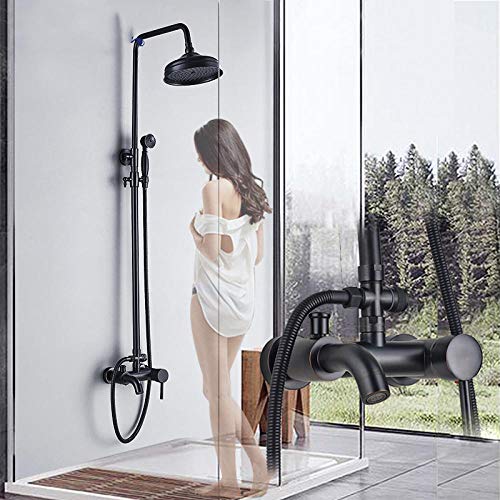 Mélangeur douche bronze de qualité supérieure avec ciel pluie