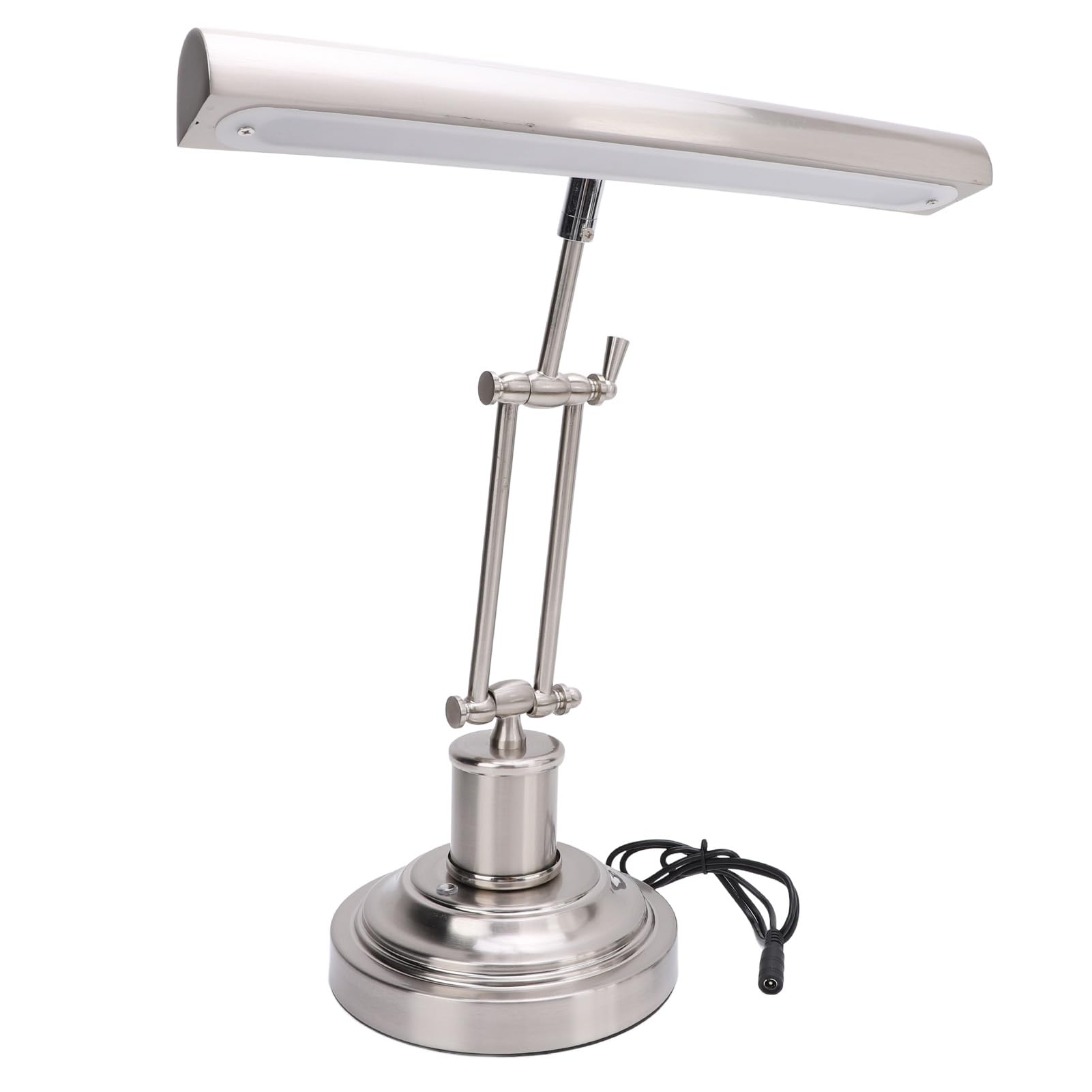 Fockety Lampada per Pianoforte Regolabile, 3000K-6000K Eye Care Lampada da Lettura Ruotabile a 360° con 3 modalità di Illuminazione, Regolazione Continua della (Spina europea)