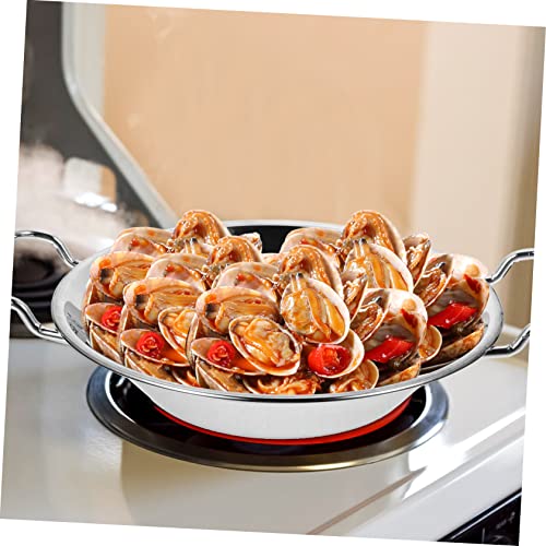Wok de acero inoxidable con doble asa Luxshiny miniatura 2