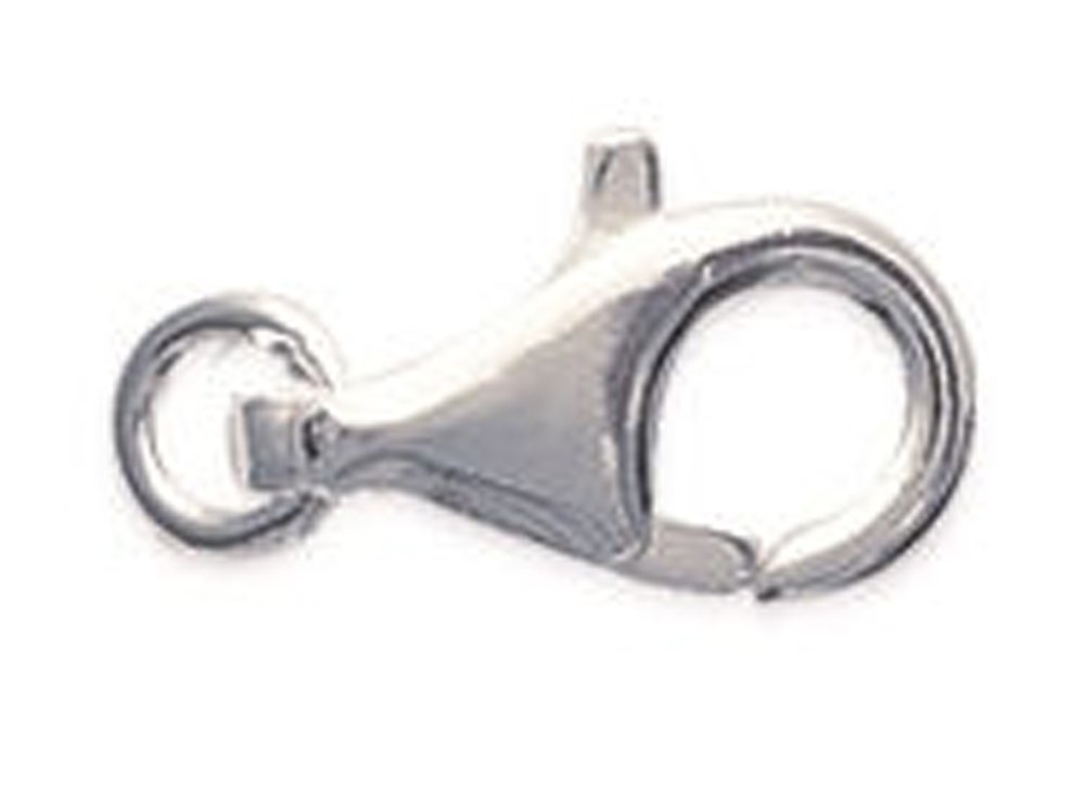 Fermoir Mousqueton En Argent 925 – Largeur 5 Mm, Longueur 11 Mm – Poids 0,37 G – Pour Création De Bijoux Ou Remplacement - 13