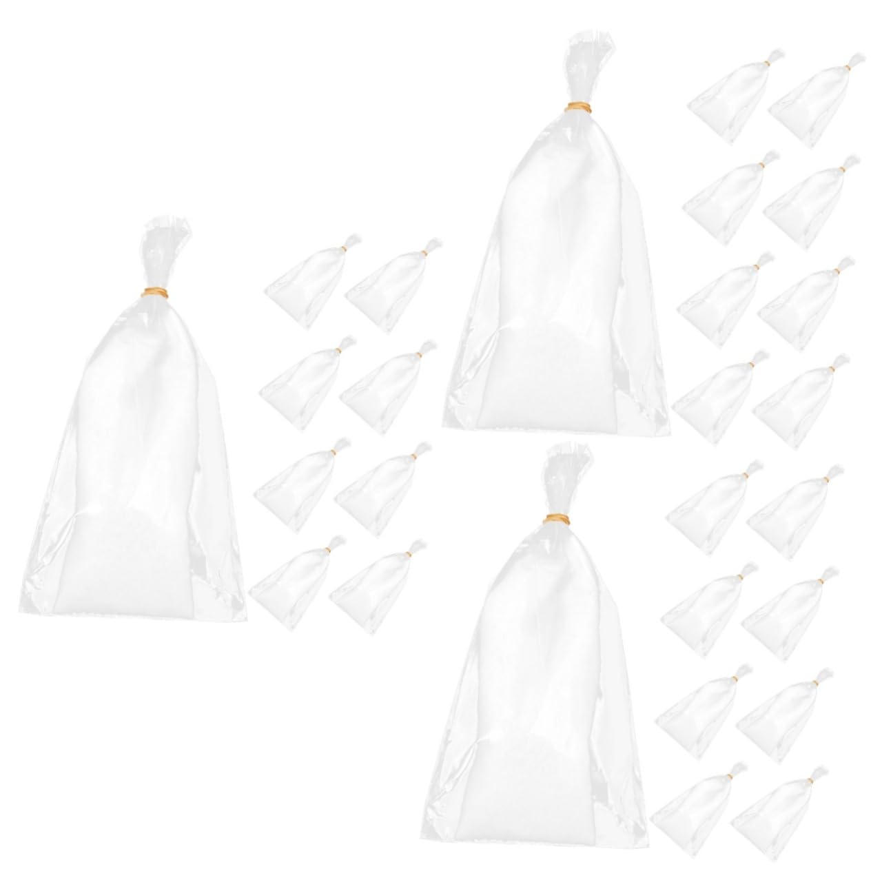 Abaodam 3 Sets Floral Water Retainer Bouquet Wrapping Paper Cotton Flower Bar Supplies for Wedding Birthday Decorations