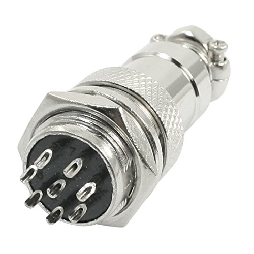 Conector de aviación Aexit P16-8 Core 16mm 8 pines acero inox miniatura 1
