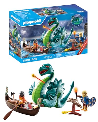 PLAYMOBIL | Vikingo con Monstruo Marino | Juguete Educativo para