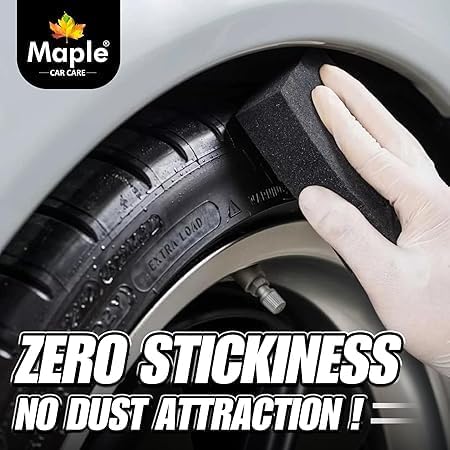 Image of Maple Car Care Tyre Dressing Gel 5 Litre x 4 Pack | Long-Lasting Deep Black Tyre Polish & Shine | UV Protection Non-Greasy Formula Prevents Fading, Cracking & Dryness |Restores Tyres to Fresh New Look