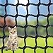 MUYYIKA 安全ネット 猫 バルコニーネット ペット 防護ネット 侵入 脱走防止 落下 転落防止 フェンス 簡単取り付け 結束バンド付き