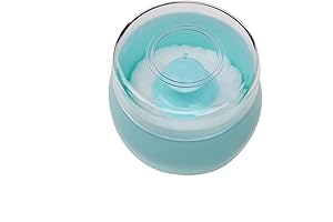 HSOMiD Body Powderpuff and Container for Body Powder