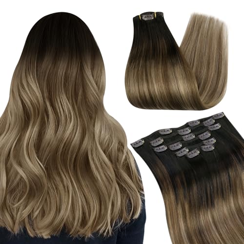Extension clip cheveux naturel humain pour redonner du volume aux cheveux fins