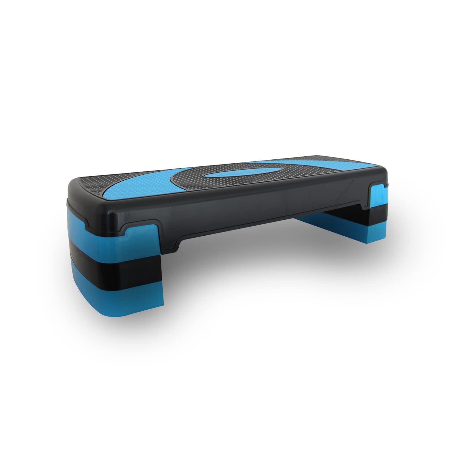 Aerobic Steppbrett XL Premium Extra Groß Inkl. 3-Fach Höhenverstellbarer Stepper, 78 x 30 x 10/15/20 cm Stepbench in 3 Farbig