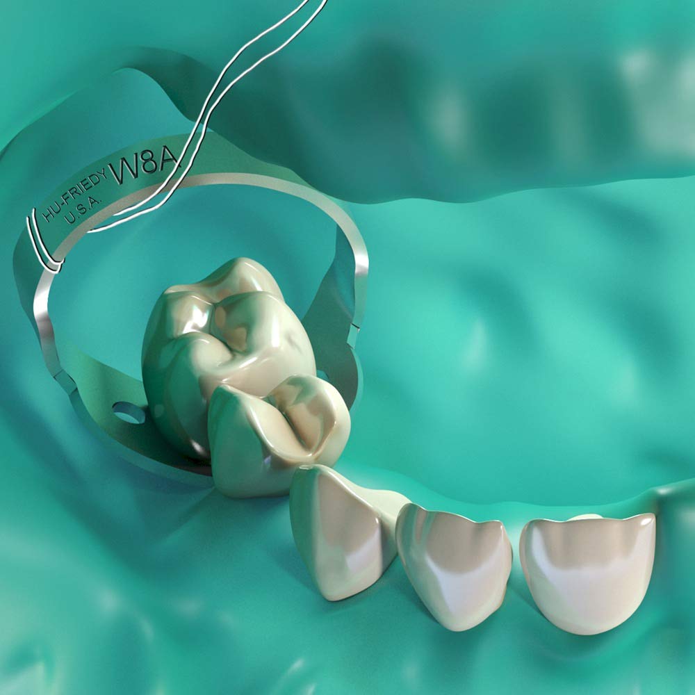 Hu-Friedy SSC-LRD3 Lower Right Primary 1st #3 Refill Molar Crown