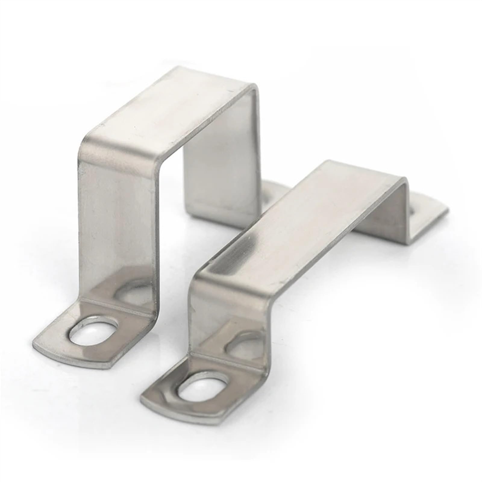 Rohrclips Rohrclips, U-Rohrschelle aus Edelstahl, verdickter quadratischer und rechteckiger M-förmiger U-förmiger Pferderückenrohr-Sattelclip, Schnalle, Kehlkopfreifenrohrkarte aus Edelstahl 304(95 x