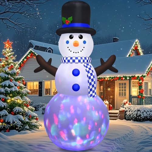 Danxilu 8 FT Tall Christmas Inflatables Outdoor Decorations Giant Blow