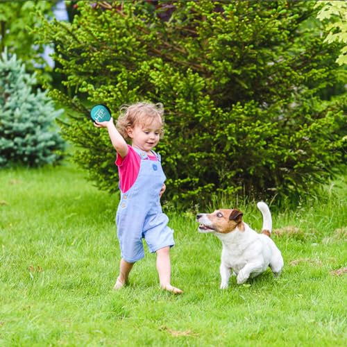 AMFUN 4 Stück Wasserball, Wasserhüpfball, Schnelltrocknender Lycra-Bezug Ball, Für Jugendliche und Erwachsene (Blue+Orange)