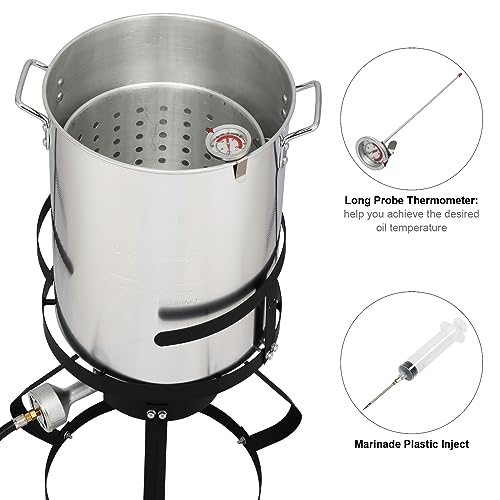 Kcelarec 30 Qt Turkey Deep Fryer & 10Qt Fish Fryer Kit thumb #8