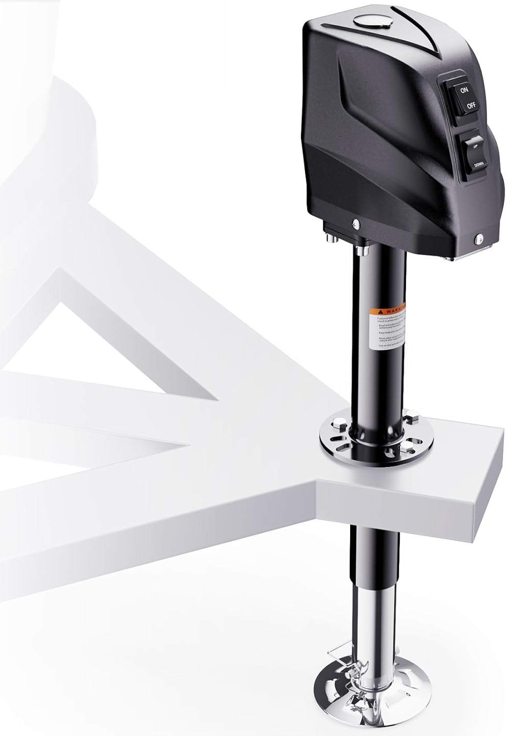 5500-7500lbs Electric Trailer Jack, 23.2" Vertical Travel, 12V DC,for RV Trailer, Camper