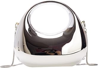 Acrylic Handbags for Women Cute Acrylic Clutch Small Unique Purse Trendy Metal Evening Bag for Party Cocktail