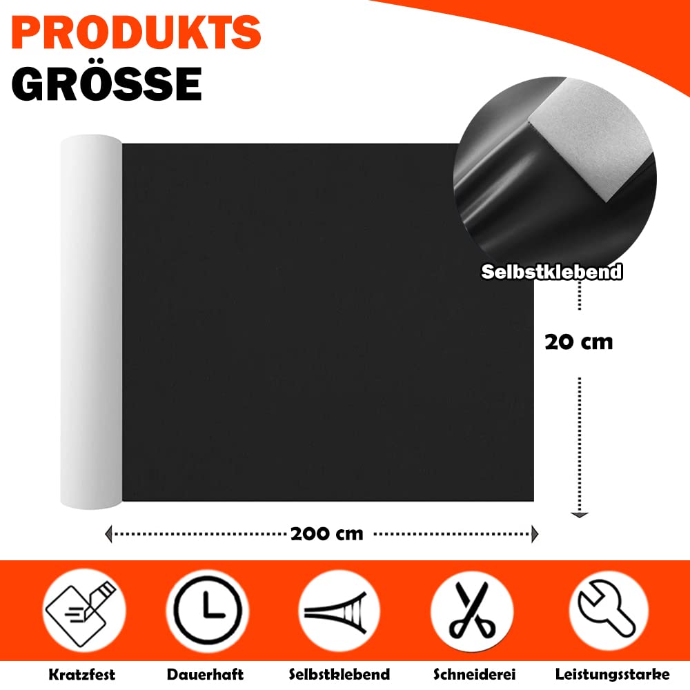 Kit De 9 Patchs Réparation Veste Duvet PERFETSELL - Nylon Autocollant Noir