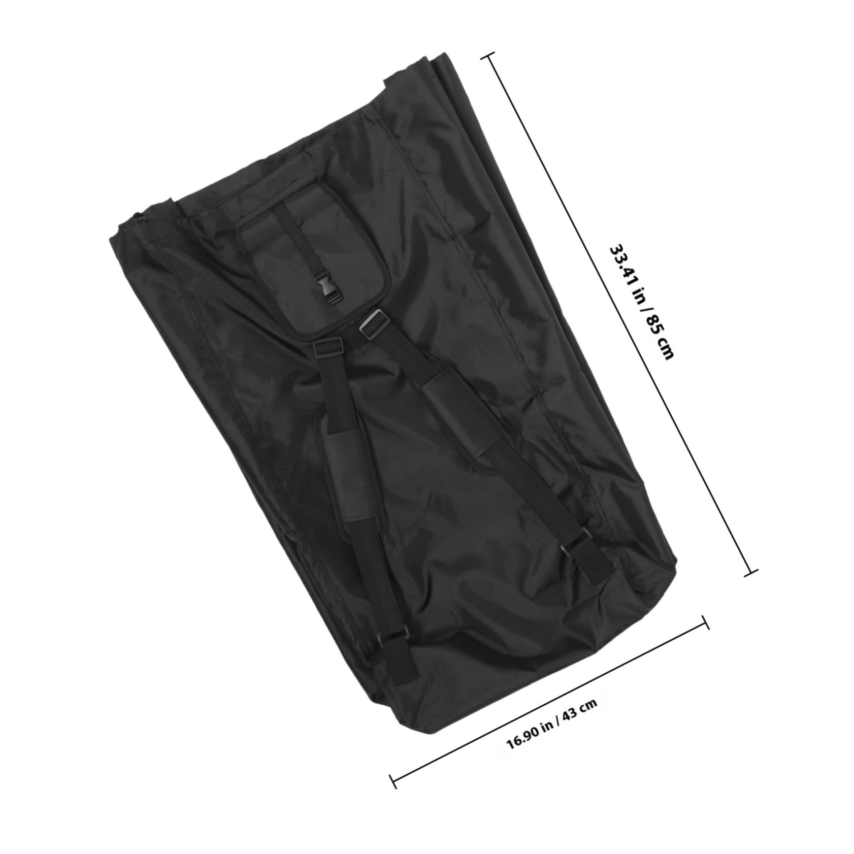 Toddmomy Borsa da Viaggio per Passeggino Custodia per Passeggino da Viaggio Tasca Laterale per Borraccia Tasca Anteriore Cerniera per Oggetti Piccoli Supporto per Spalle Pannello