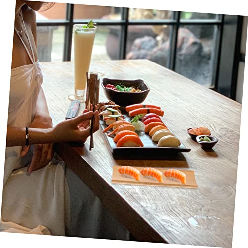 Plato para sushi multiusos 2 piezas PRETYZOOM miniatura 6